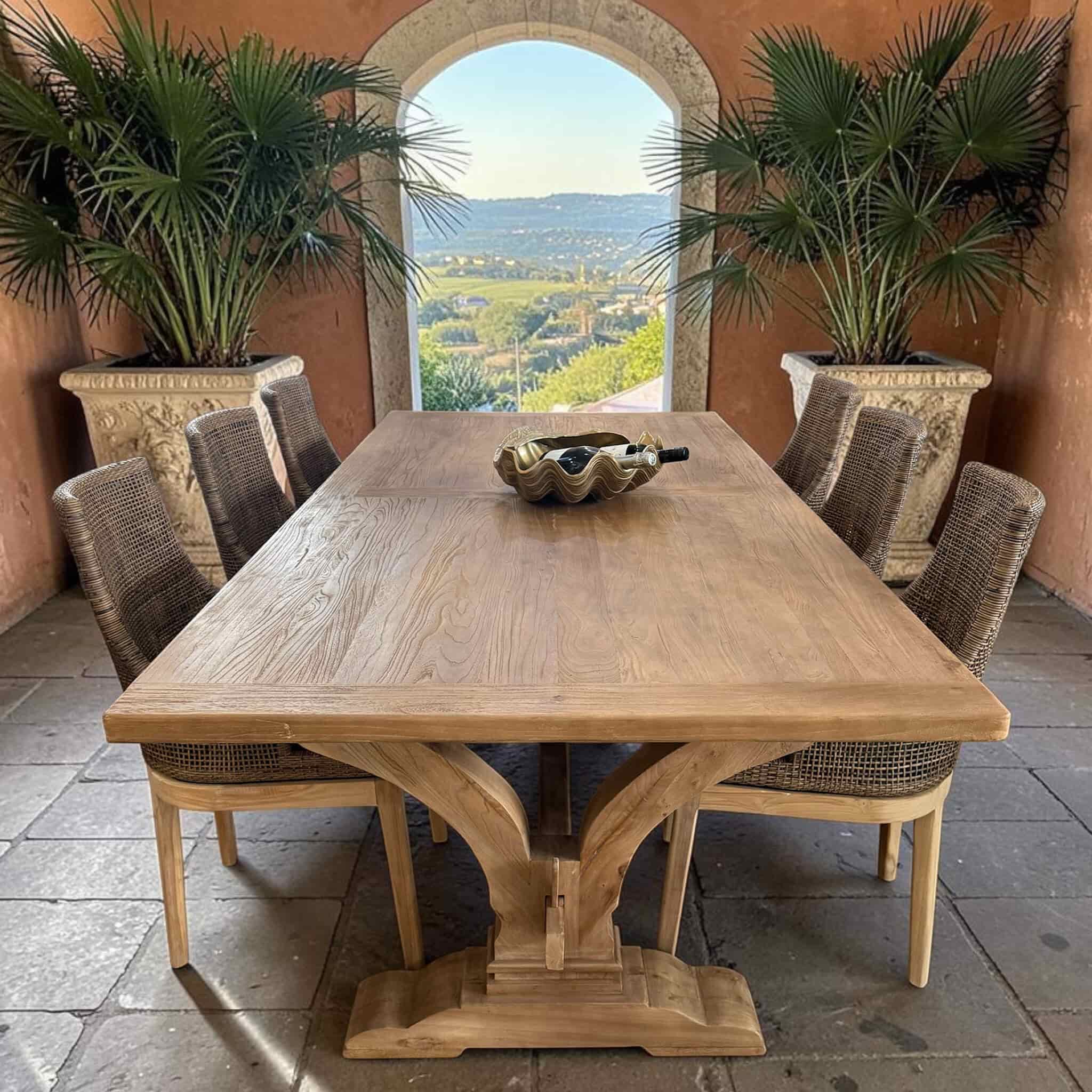 Antonia Dining Table Reclaimed Elm (240cm) - Image 3