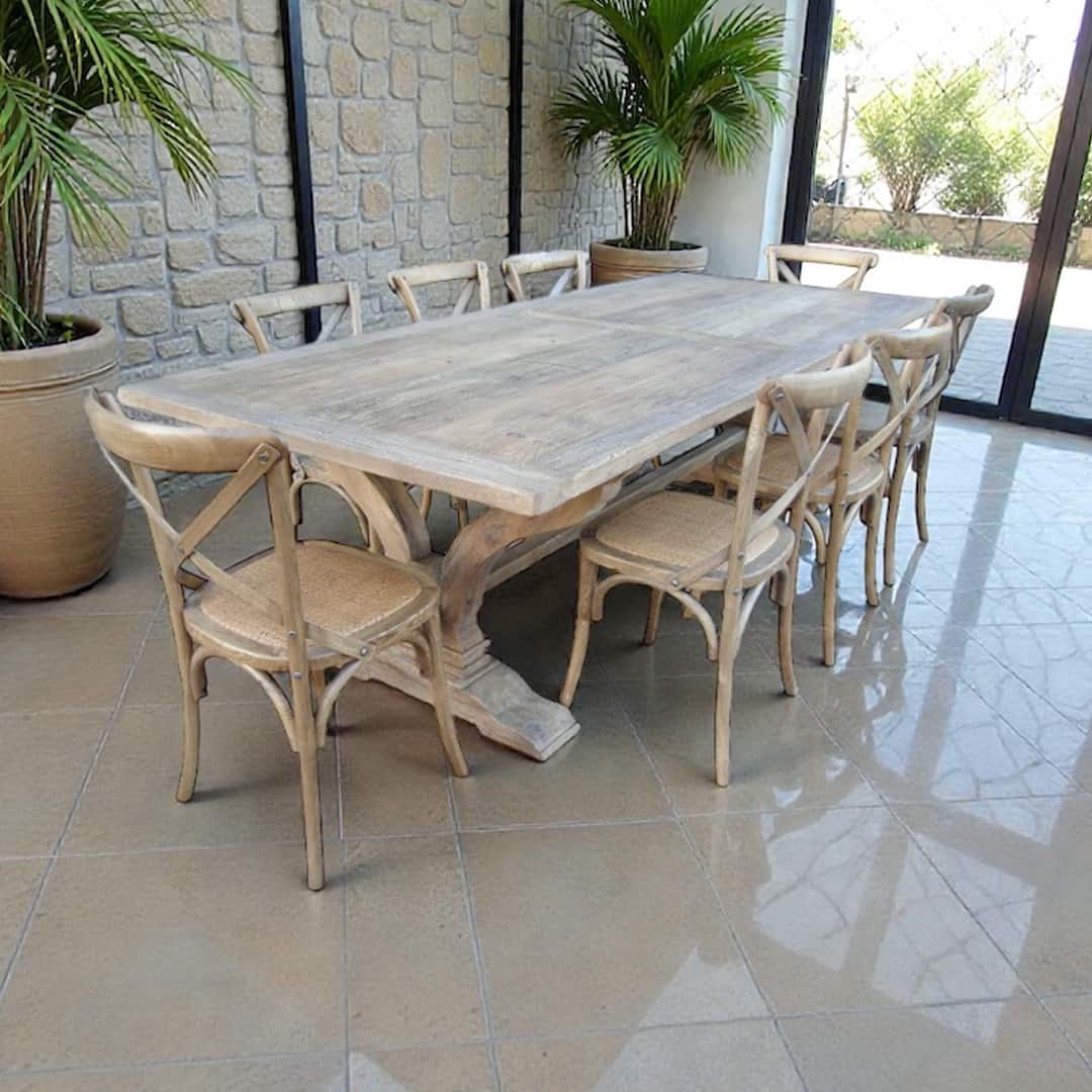 Antonia Dining Table Reclaimed Elm (240cm) - Image 3