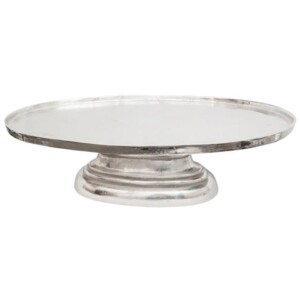 XL Oval Centrepiece Nickel Aluminium (72cm)