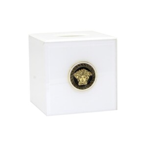 Medusa Square White Tissue Box Cover