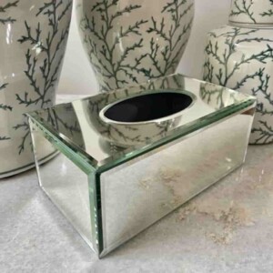 Rectangular Mirror Tissue Box Cover