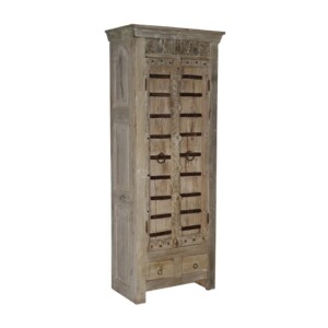 Tall 2 Door Almirah Vintage Cabinet (185cm)