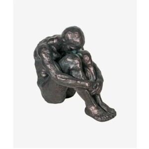 Thinker Sculpture Bronze Resin (40cm)