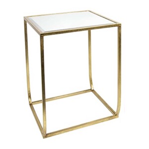 Vann Square Side Table Large Gold