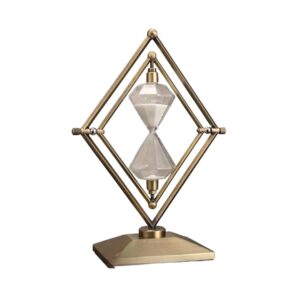 Diamond Shaped Brass Hour Glass 30min