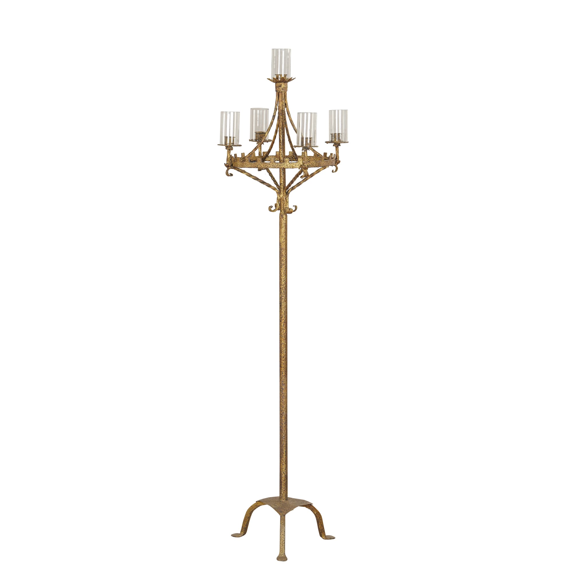Chateau Antique Gold Candleabra