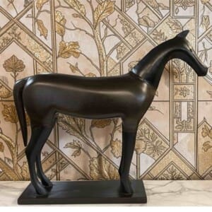 Horse In Wood & Iron