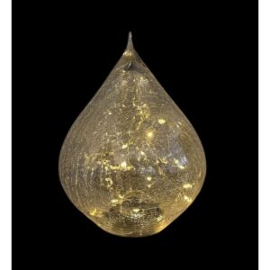 Glass LED Teardrop Lge