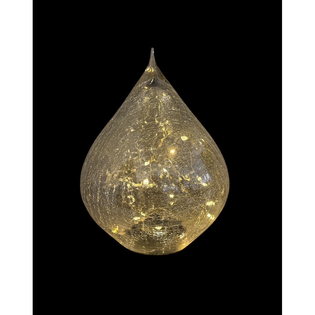 Glass LED Teardrop Sml