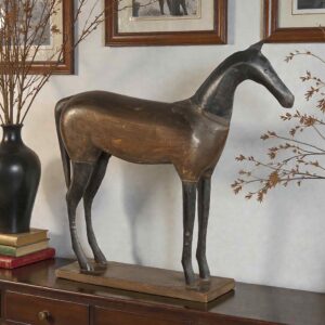 Horse In Wood & Iron