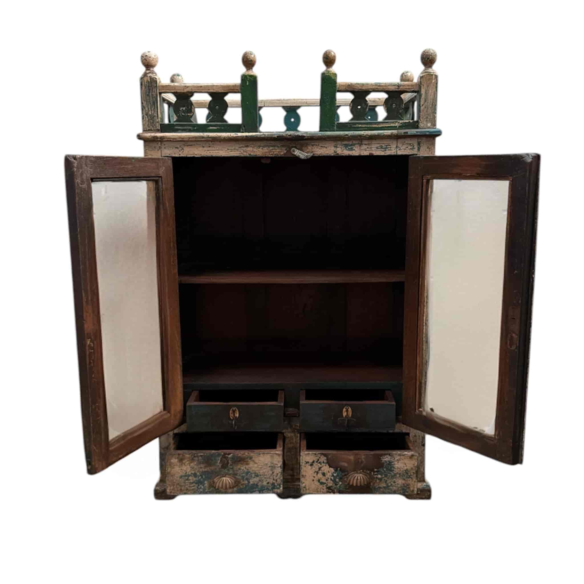 Vintage Almirah Cabinet (98cm) - Image 5