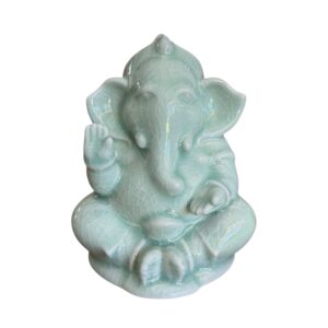 Jade Ceramic Ganesha