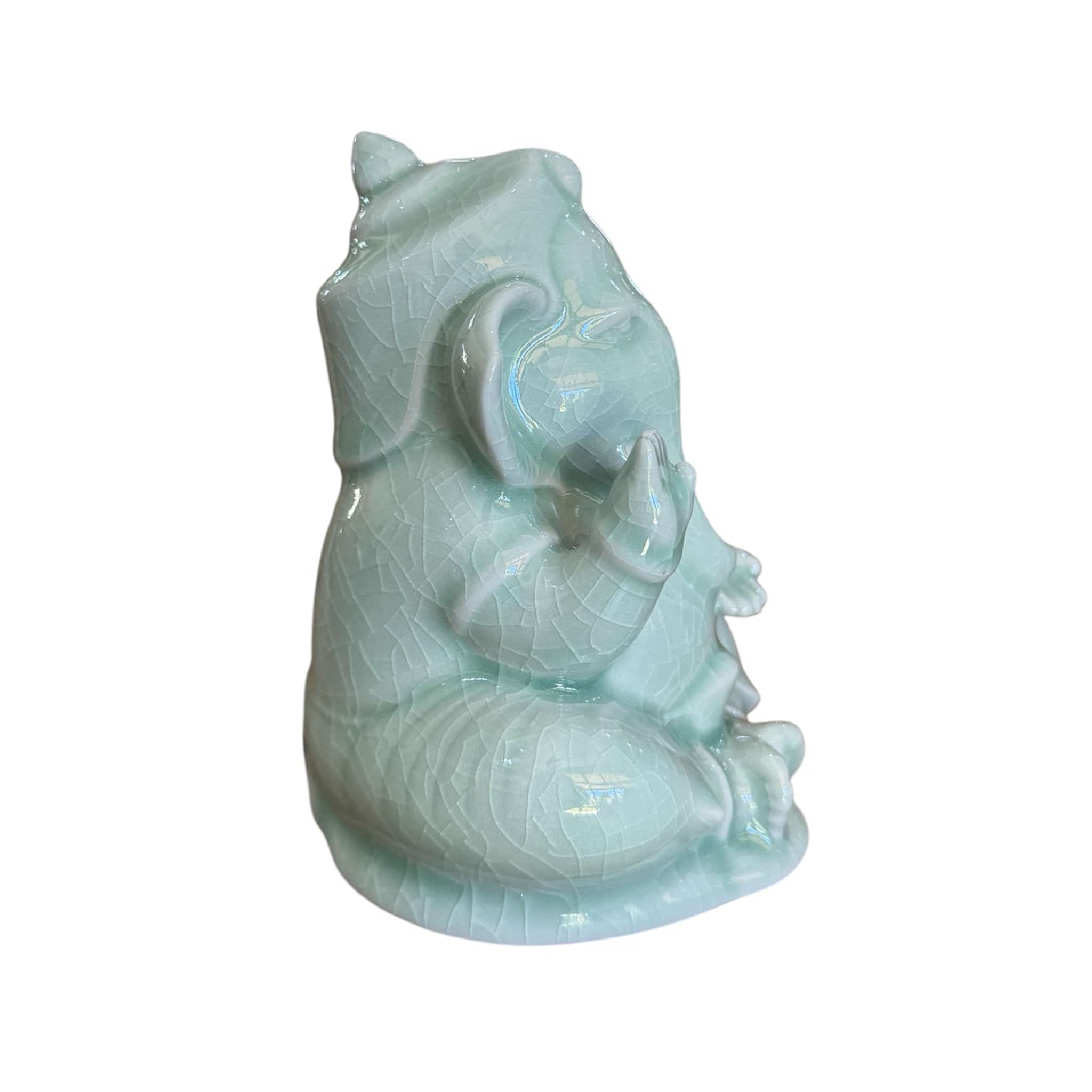 Jade Ceramic Ganesha - Image 2