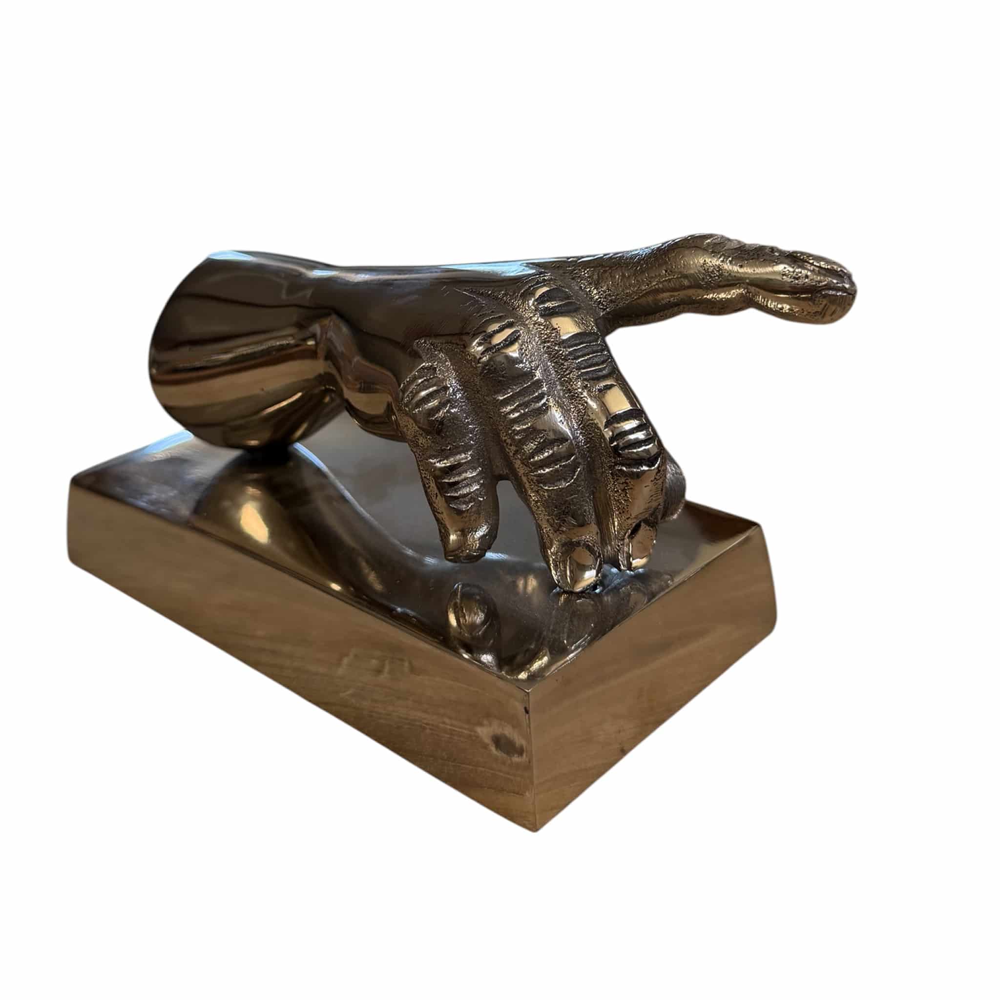 Leo Nickel Silver Bookends - Image 3