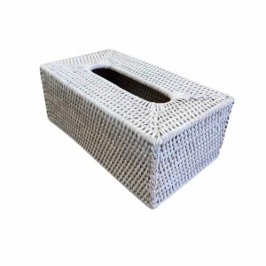 Byron Whitewash Tissue Box