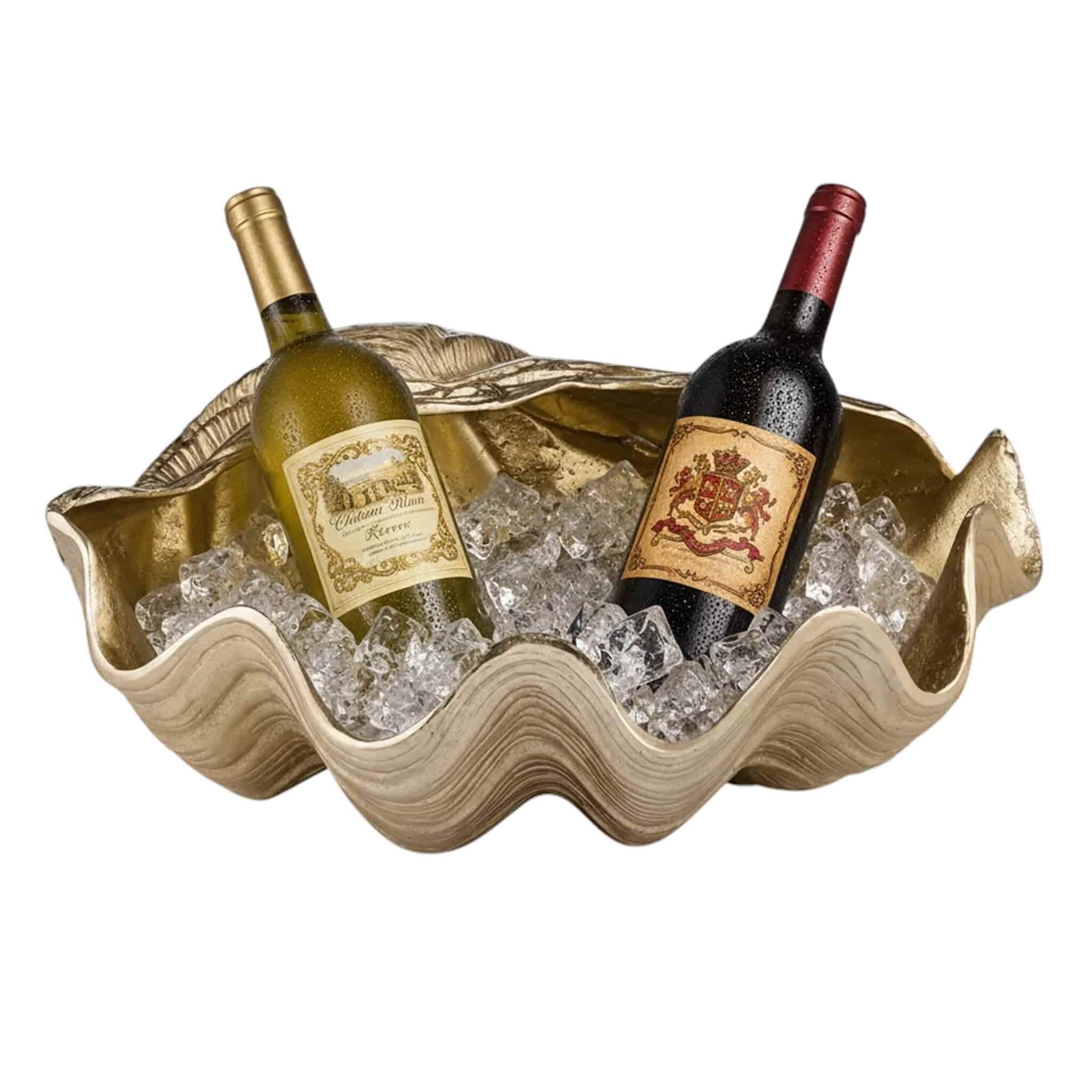 Vongole Gold Metal Champagne Bucket - Image 2