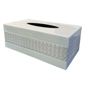 Weave Glass Tissue Box