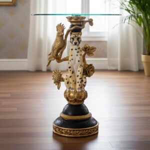 Bespoke Leopard Tea Table