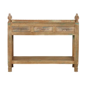 Finial 3 Drawer Console Table (ETA AUG 2026 )