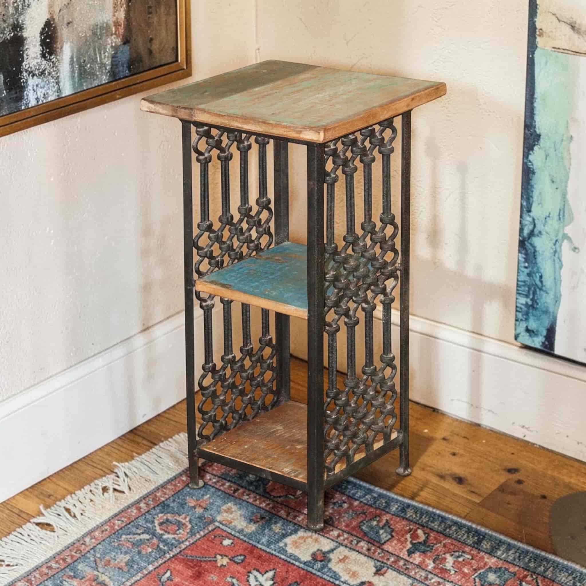 Nomad Iron & Teak Side Table (ETA AUG 2026) - Image 2