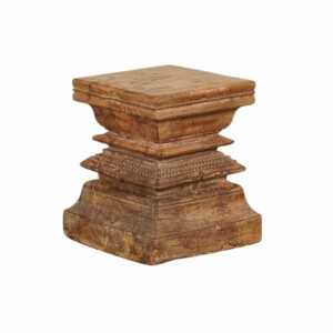 Vintage Column Base Stool (ETA AUG 2026)