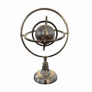 Armillary Globe Nickel Silver