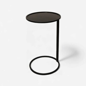 Baxter Black Iron Side Table