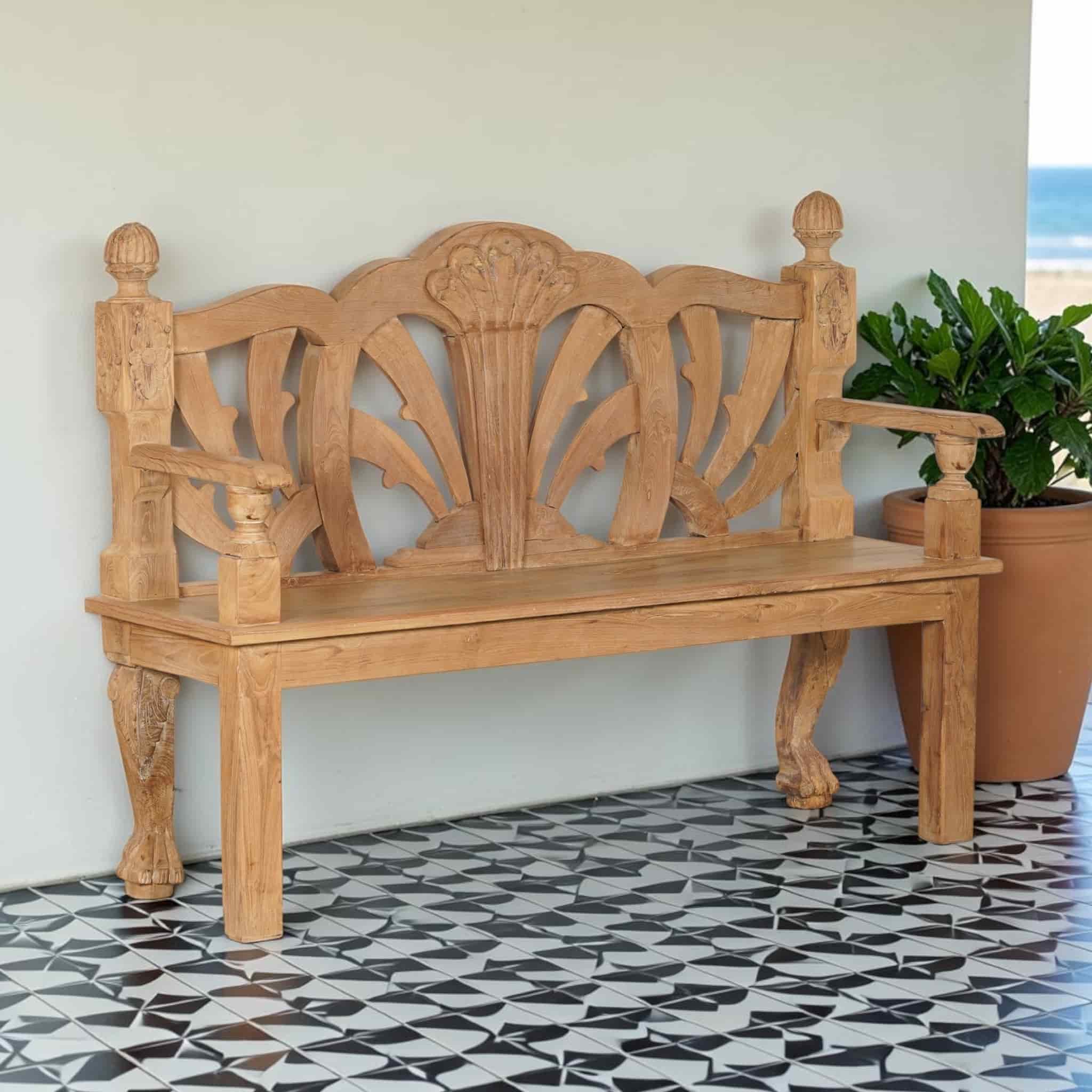 Chimera Vintage Teak Bench (ETA AUG 2026) - Image 6