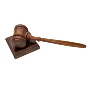 Walnut Gavel & Square Block Set