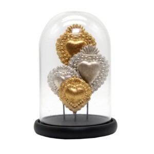 Vivienne Hearts Cloche Dome