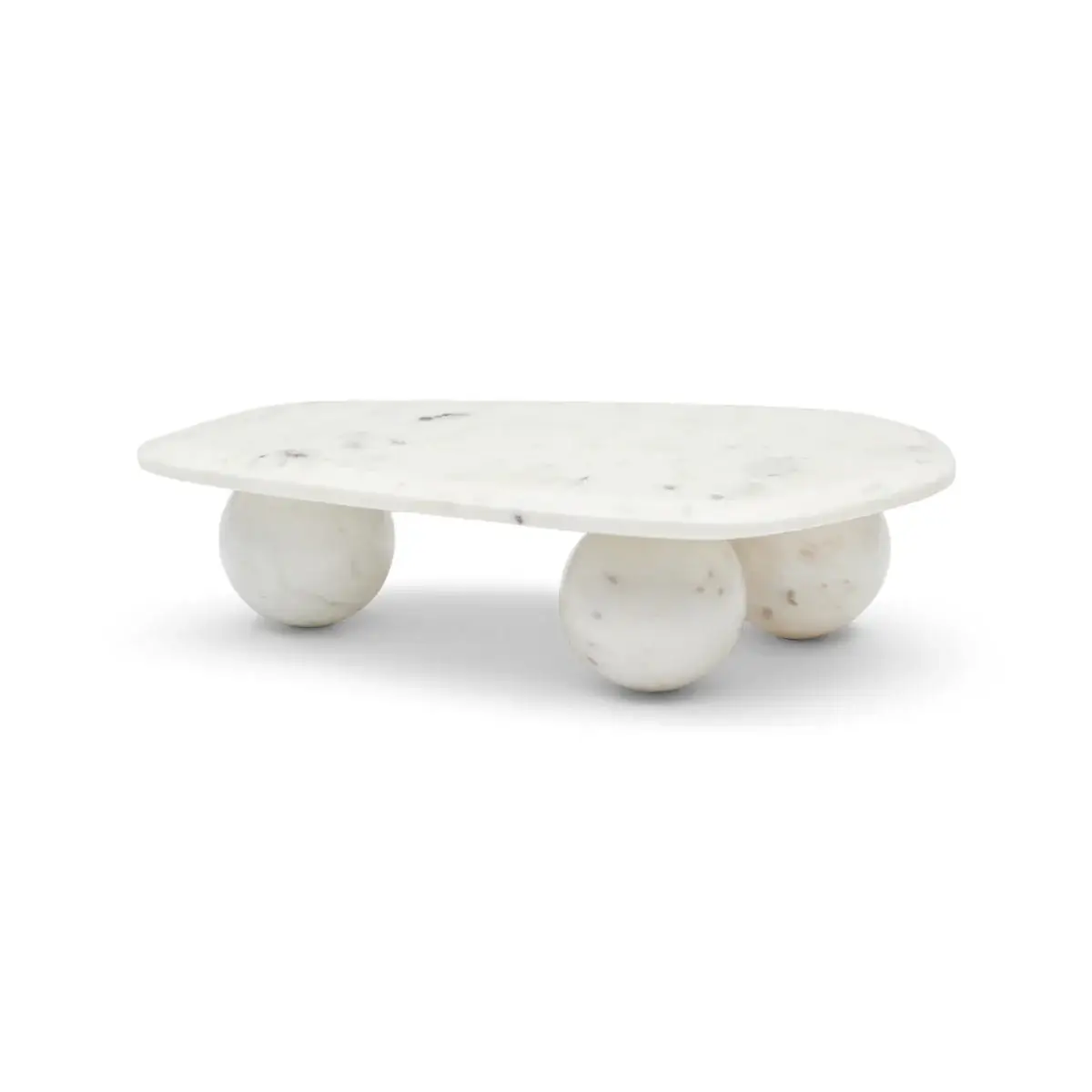 Gio Marble Platter White - Image 2