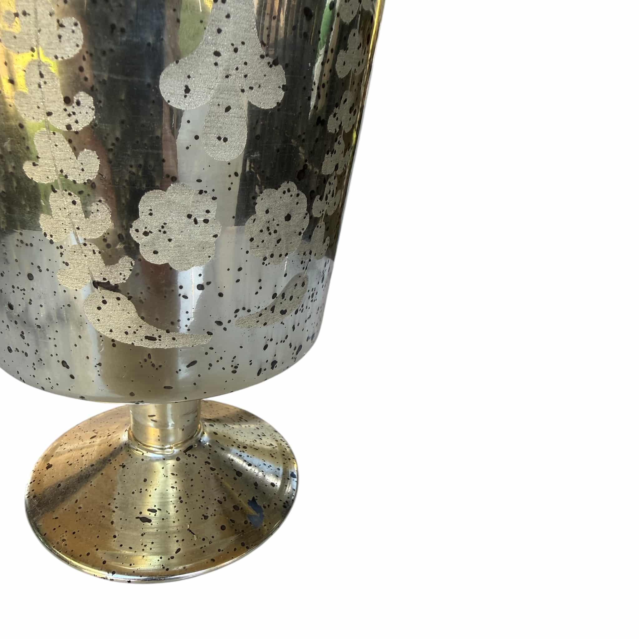 Lucia Antique Gold Vase/ Candle Holder - Image 3