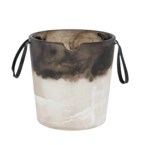 Halo Resin Ice Bucket Black & White