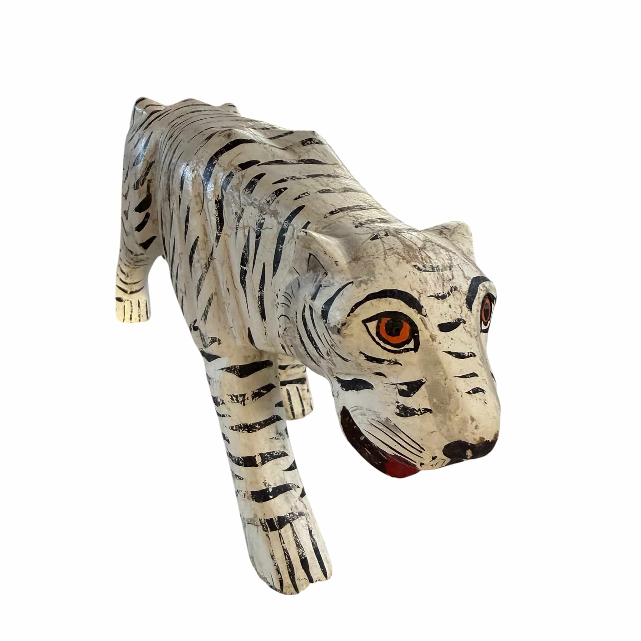 Tiger Wooden Sculpture - Image 4