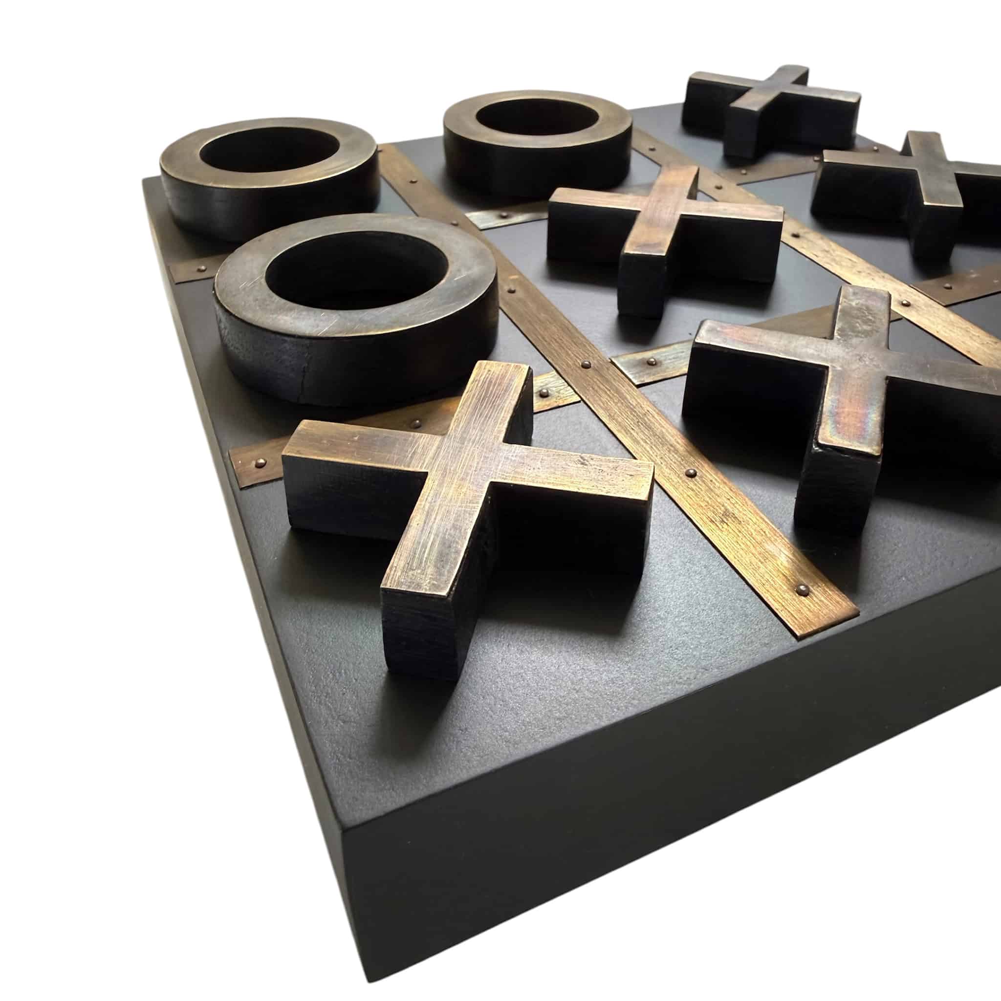 Finn Brass & Black Naughts & Crosses - Image 2