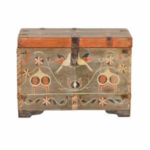 Vintage Hand-Painted Teak Storage Box 2 (ETA AUG 2026)