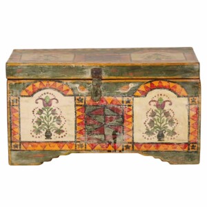 Vintage Hand-Painted Teak Storage Box 3 (ETA AUG 2026)