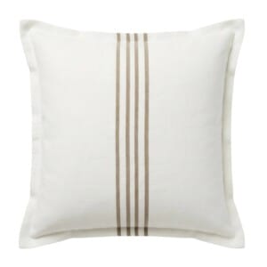 Linen Aura 50x50cm Filled Cushion White