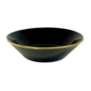 Emille Ceramic Bowl Black & Gold