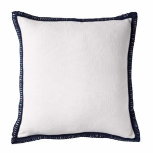 Santorini Blanc 50x50cm Filled Cushion Navy