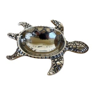 Silver Tortoise Dish
