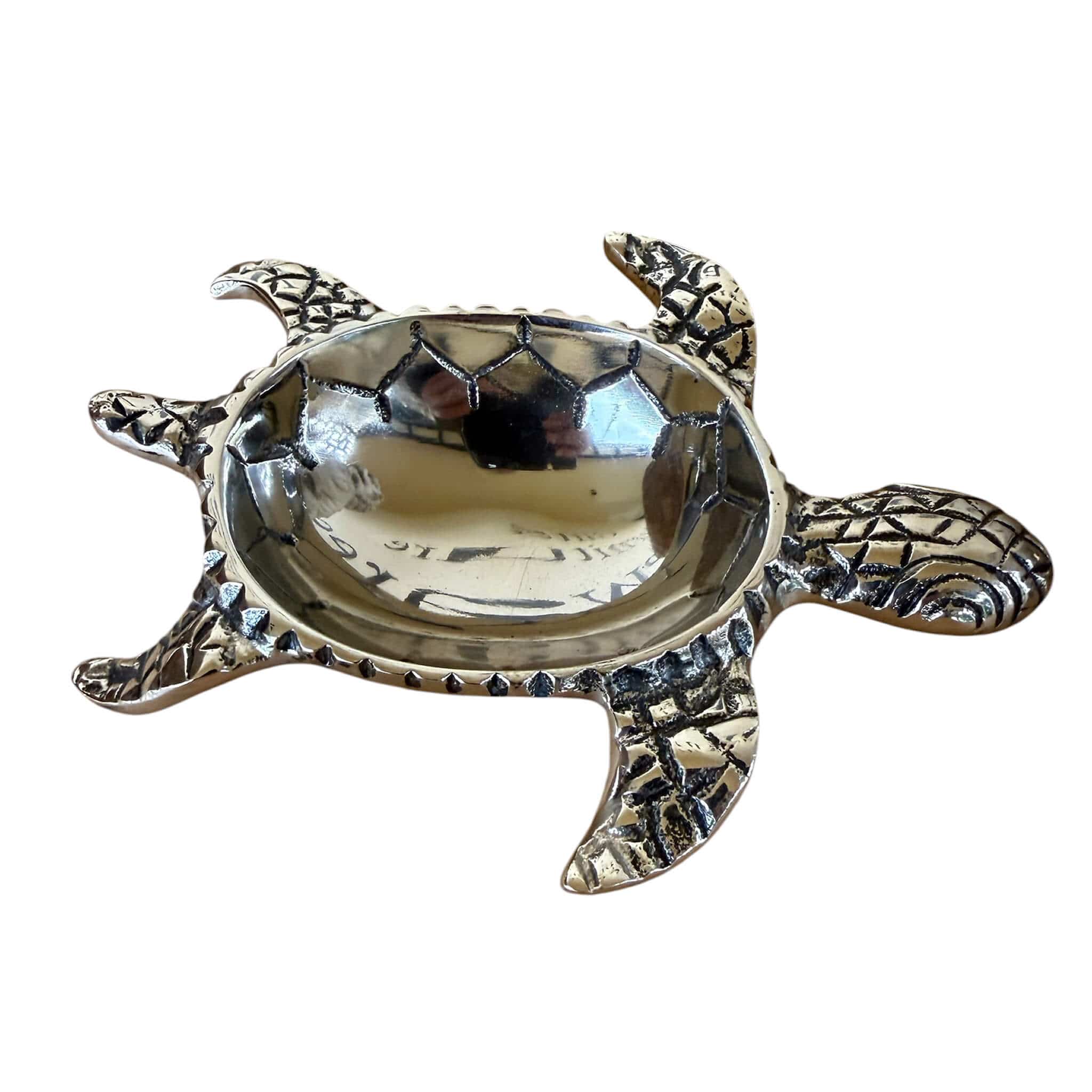 Silver Tortoise Dish