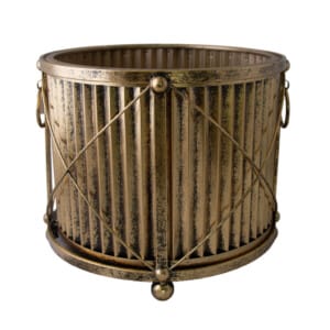 Metal Cross Planter Champagne Gold