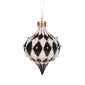 Quilted Harlequin Onion Bauble