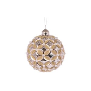 Antique Silver Floret Bauble
