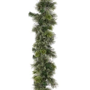 270cm Frosted Scotch Pine Garland 160 LED
