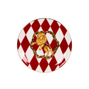 Jumping Lion Circus Dinner Plate