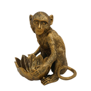 Maxwell Monkey Bowl Decor